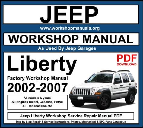 Jeep Workshop Service and Repair Manuals > Liberty